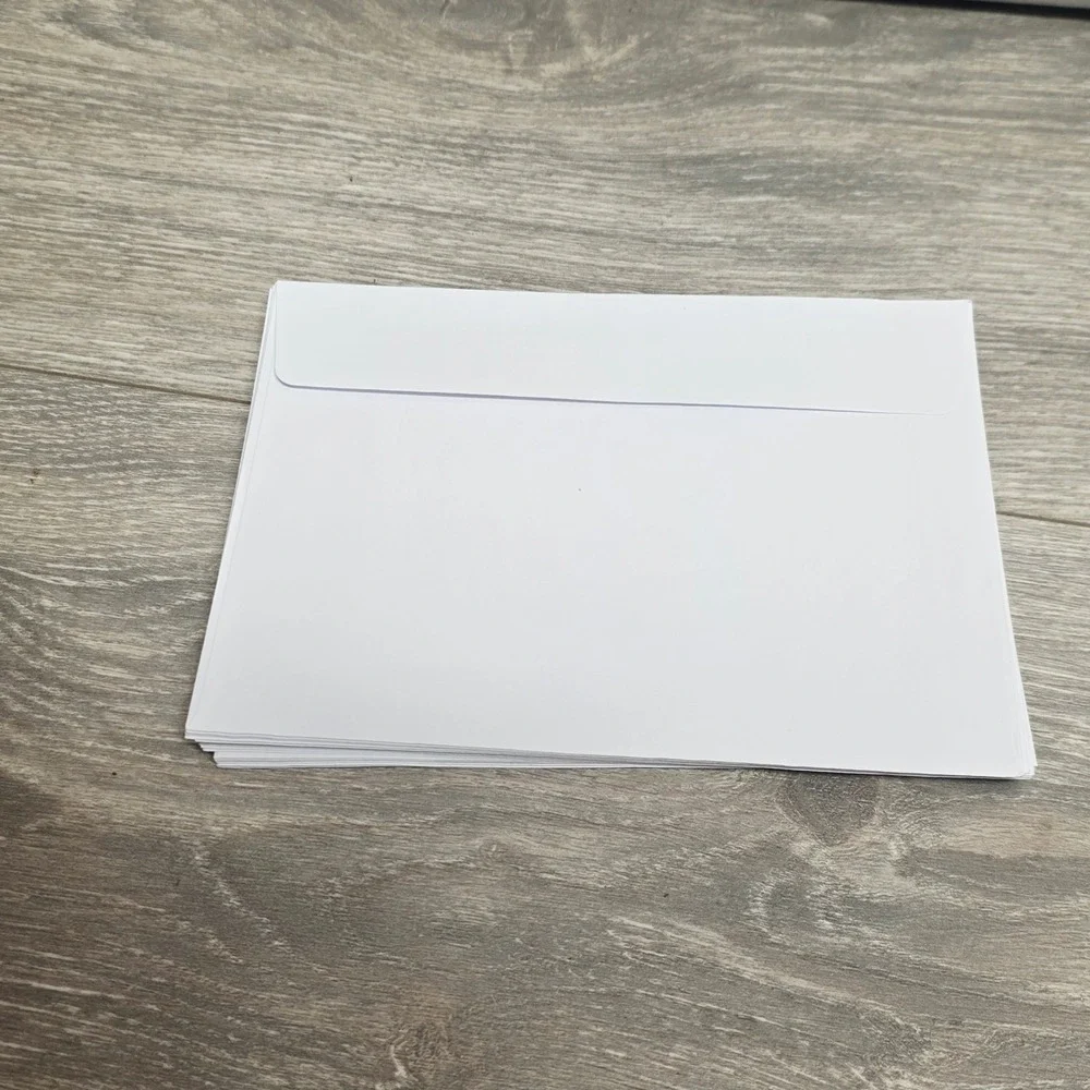 20 Count Floral Wedding Invitations with Envelopes Fill in the Blank Boho Style